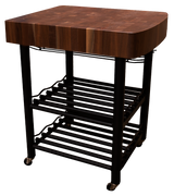 Metal Base Wine Cart