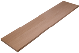 A high angled shot of a select quality Red Oak hardwood riser.