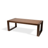 Solid Wood Walnut Coffee Table, Scandinavian-Inspired Design