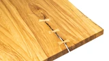Live Edge Dining Table, Book Matched Ash