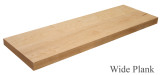 Hard Maple In-stock Wide Plank Floating Shelf