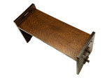 Gustav Stickley Inspired Craftsman Style Bench