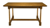 Farmhouse Dining Table, White Oak