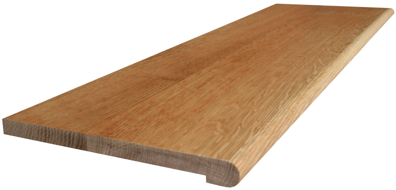 Quarter Sawn White Oak Stair Tread
