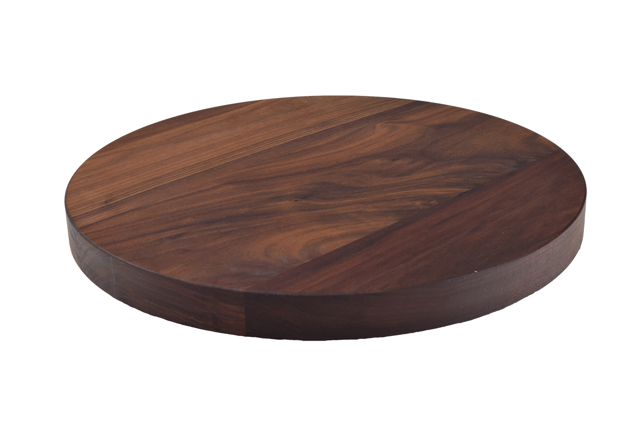 Walnut Wide Plank Round Cutting Board