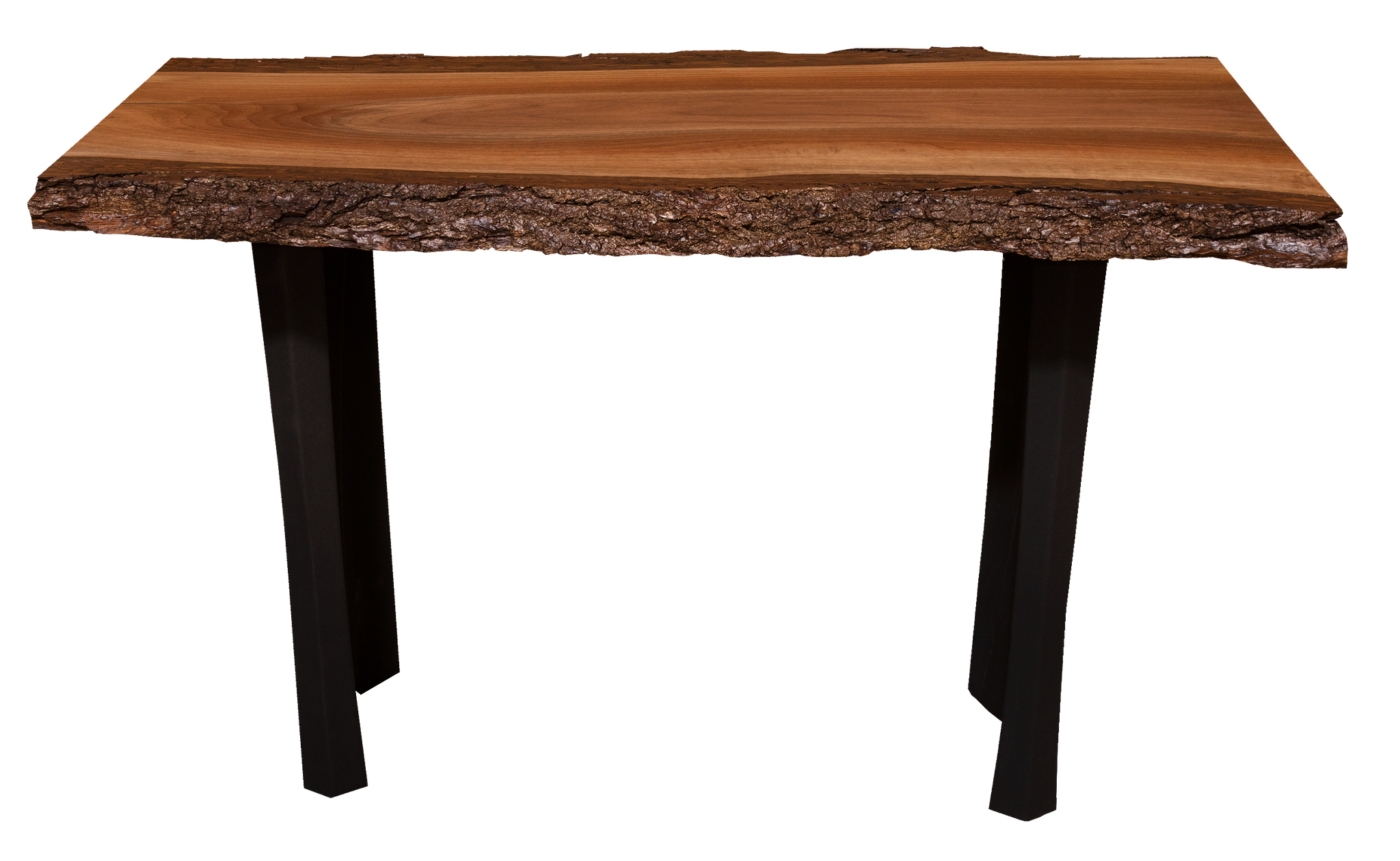 Live Edge Media Table Hardwood Lumber Company