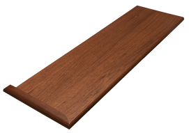 tobacco road acacia stair treads Square Landing Nose Stair Treads and Risers are also available in almost any other hardwood species Hardwood Stair Tread | Acacia