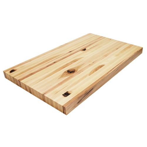 Rustic Hickory Edge Grain Butcher Block Countertop