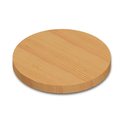 Round Douglas Fir Wide Plank (Face Grain) Table Top