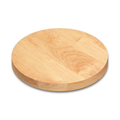 Round Rustic Maple Wide Plank (Face Grain) Table Top