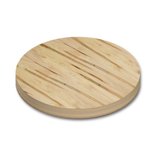 Wormy Maple (Ambrosia) Wide Plank Round Countertop