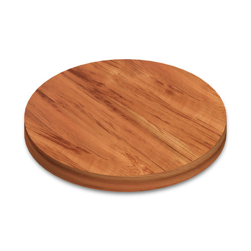 Round Burmese Teak Wide Plank (Face Grain) Table Top