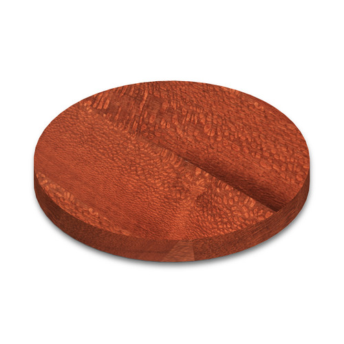 Round Leopardwood Wide Plank (Face Grain) Table Top
