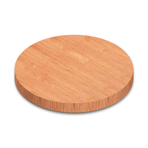 Round Rift Sawn Red Oak Wide Plank (Face Grain) Table Top