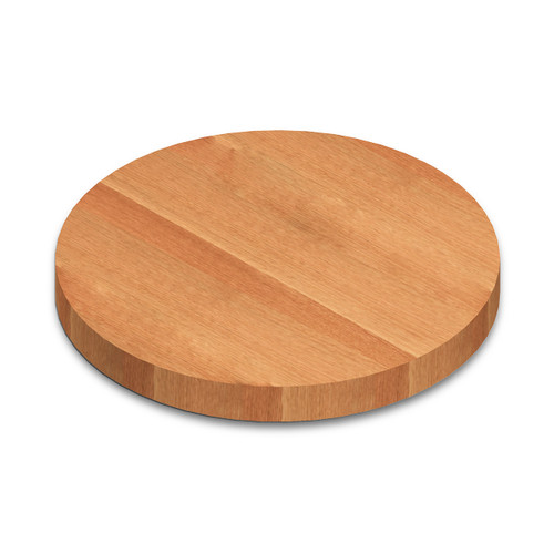 Round Rift Sawn White Oak Wide Plank (Face Grain) Table Top