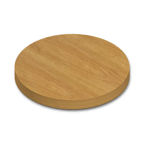 Round White Oak Wide Plank (Face Grain) Table Top