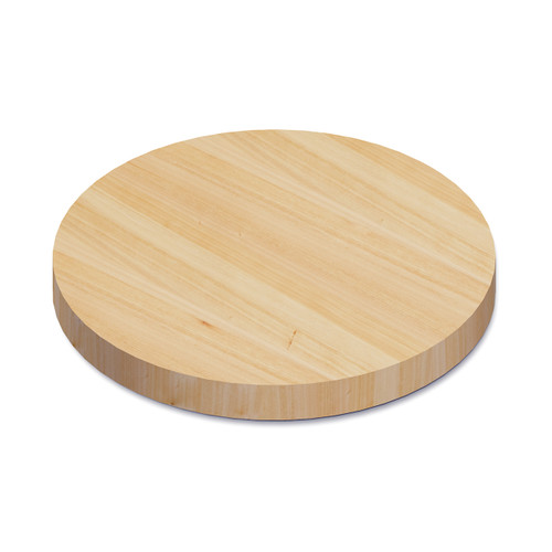 Round Cypress Edge Grain Butcher Block Table Top