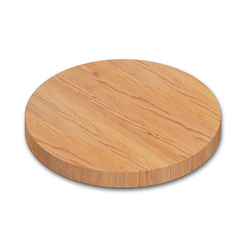 Round Douglas Fir Edge Grain Butcher Block Table Top