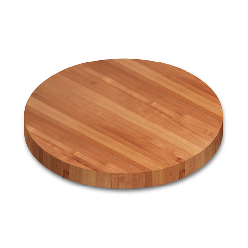 Round Spanish Cedar Edge Grain Butcher Block Table Top