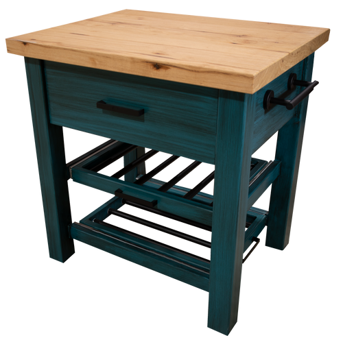 Handcrafted Wood Wine Table