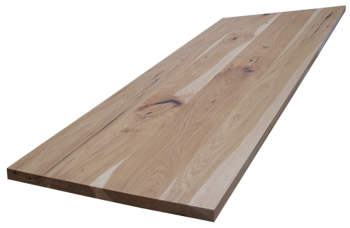 Rustic Hickory Wide Plank (Face Grain) Countertop #3709 (1-1/2" - 25-1/2" - 110") Rustic Hickory Wide Plank (Face Grain) Countertop #3709 (1-1/2" - 25-1/2" - 110")