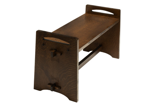 Gustav Stickley Inspired Craftsman Style Bench