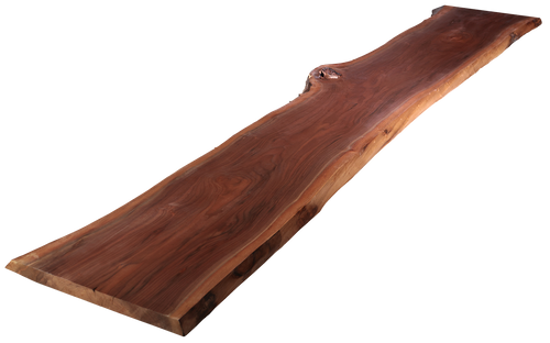 Walnut Live Edge Slab #694(2"-22.25"-145.75")