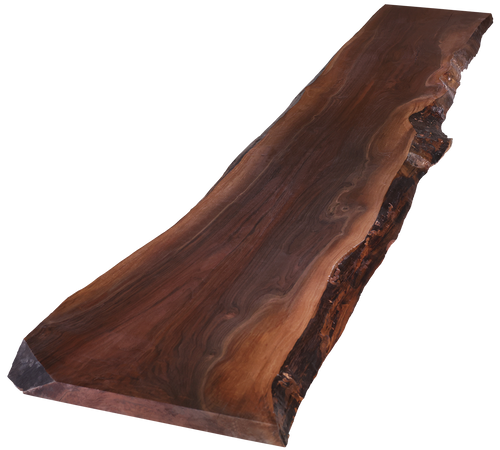 Walnut Live Edge Slab #696(2"-26"-146")