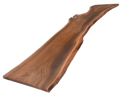 Walnut Live Edge Slab #904 (1.875"-25"-145.3125")