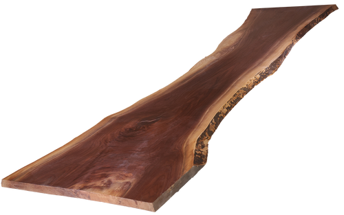 Walnut Live Edge Slab #712(2"-23"-120.4375")