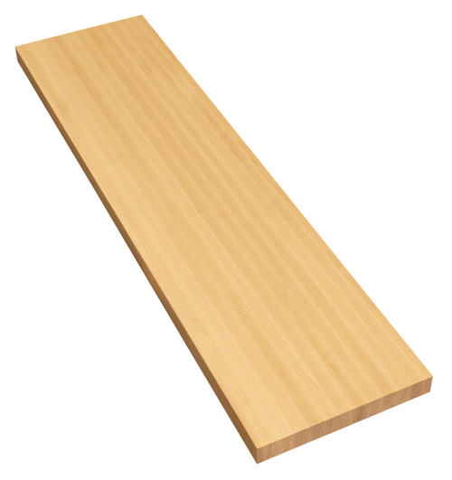 Hard Maple Edge Grain Floating Shelf #3795 (1.50"-  12"- 48")