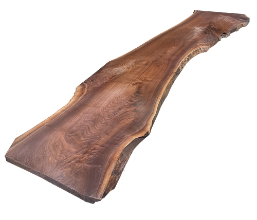 Walnut Live Edge Slab #906 (1.87"-25"-145.0625")