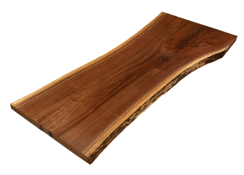 Walnut Live Edge Slab #961 (2"-25.375"-74.4375")