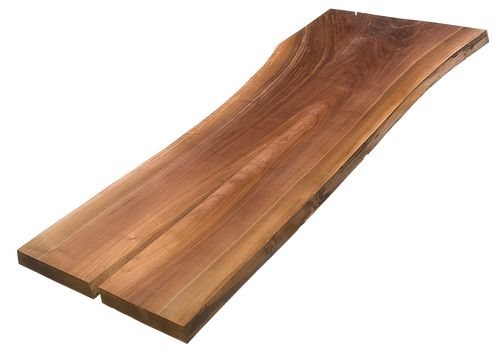 Walnut Live Edge Slab #974 (2"-22.125"-74")