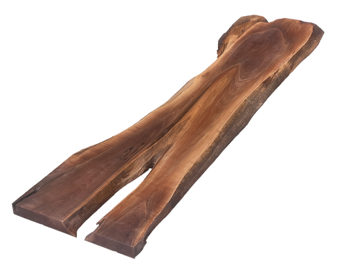 Walnut Live Edge Slab #992 (1.75"-14.25"-62.4375")