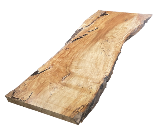 Maple Live Edge Slab #1023(1.625"-23"-84.5")