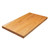 High angle shot of solid Hickory Wide Plank wood countertop.