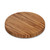 Round Zebrawood Edge Grain Butcher Block Table Top