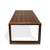 Solid Wood Walnut Coffee Table, Scandinavian-Inspired Design