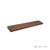 Deluxe Floating Shelf made from solid Walnut wood in a Wide Plank Style. This medium shelf is 48-inches wide, 10-inches deep, and 1.75-inches thick.