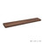 Deluxe Floating Shelf made from solid Walnut wood in a Wide Plank Style. This large shelf is 60-inches wide, 10-inches deep, and 1.75-inches thick.