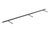 Heavy duty steel support bracket with three arms for the 60" x 10" x 1.75" floating shelf