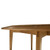 Detail of the Horizon Dining Table’s solid white oak leg joinery with traditional mortise and tenon construction