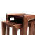 Open left view of walnut nesting table set highlighting flexible three-table design, solid walnut construction, and refined silhouette