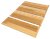 Rustic Hickory Stair Treads #3807 (1"- 12"- 40")
