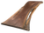 Walnut Live Edge Slab #1009(2"-29"-98")