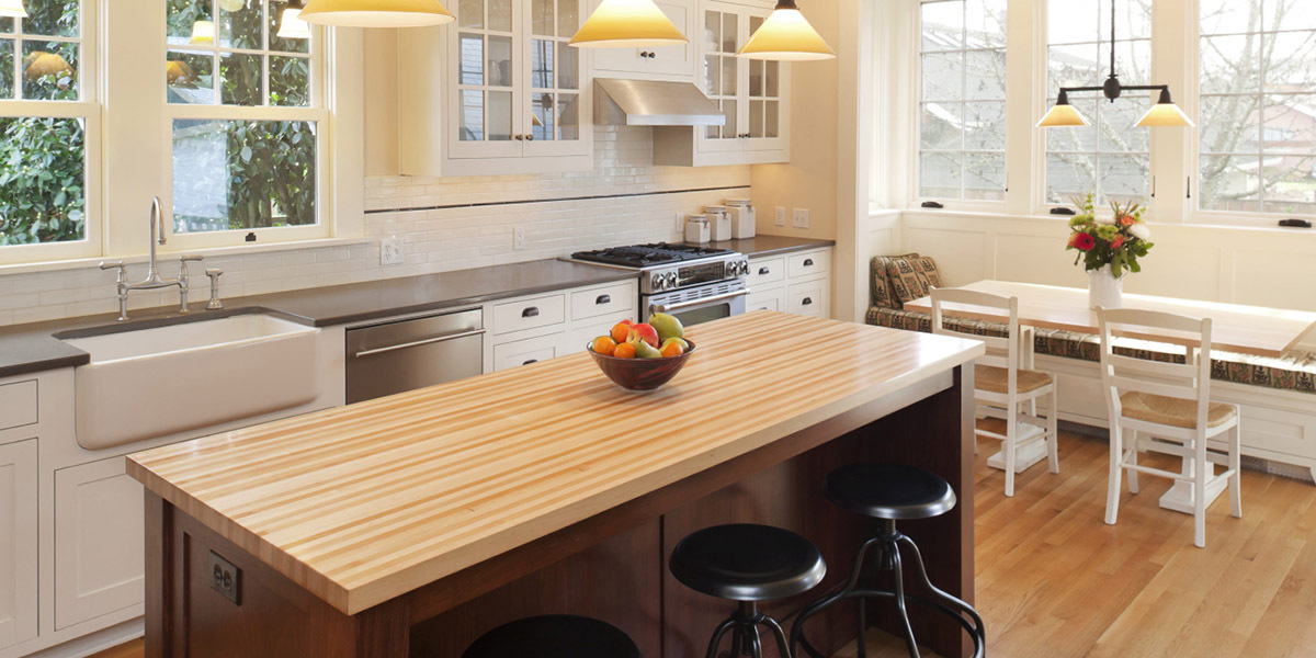 Edge Grain Butcher Block Countertops
