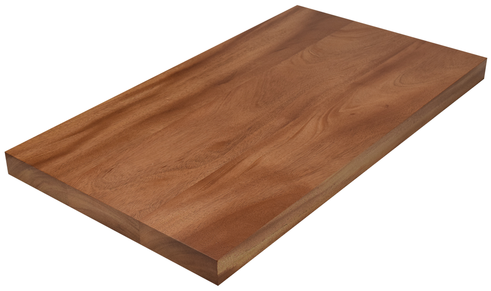 African Mahogany Wide Plank Face Grain Countertop Hardwood