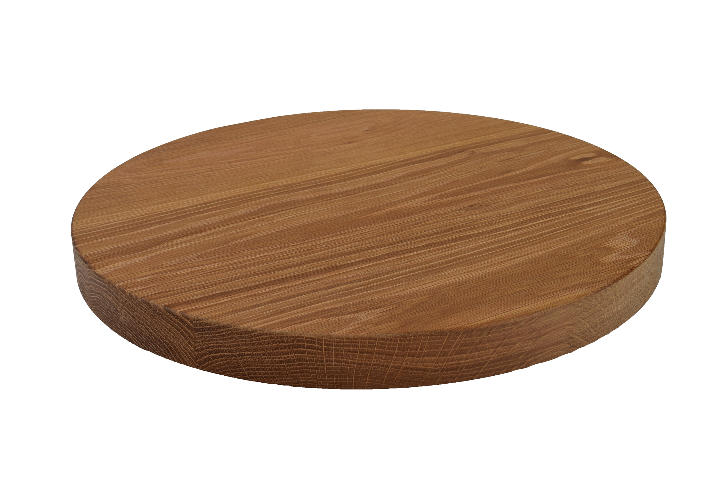 White Oak Wide Plank Round Cutting Board