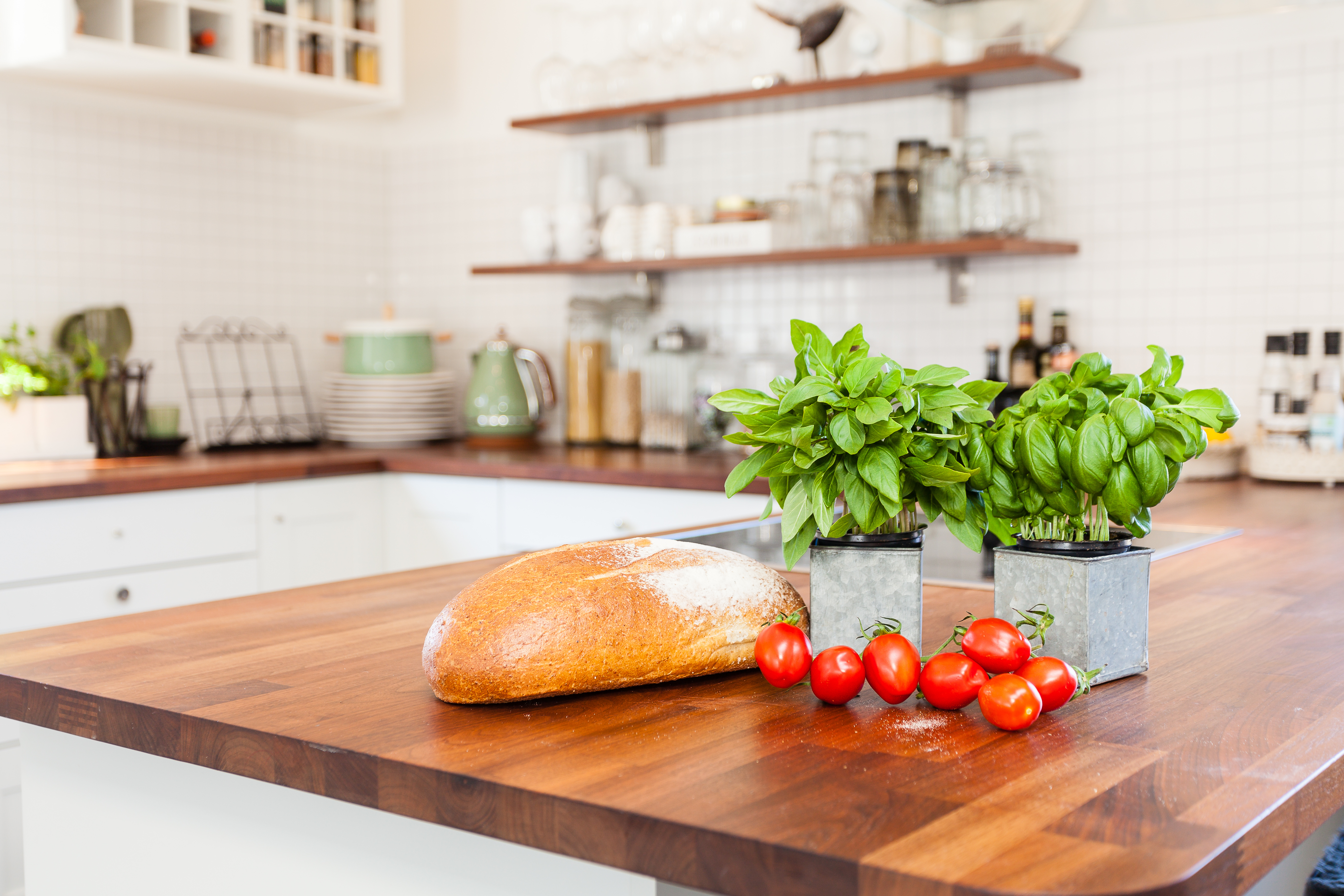 Butcher block Kitchen Countertops at